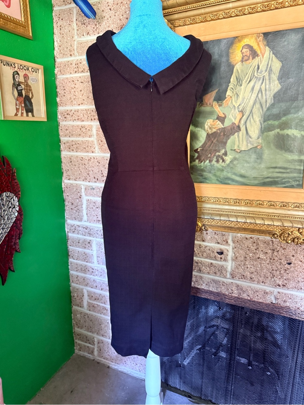 Boden Black Martha Sleeveless Sheath Dress - Picture 4 of 7